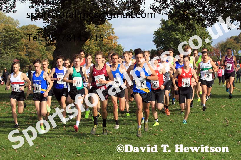 Senior mens 2022 Northern Cross Country Relays, Graves Park, Sheffield. Photo: David T. Hewitson/Sports for All Pics